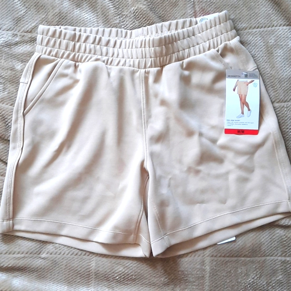 High-rise shorts, size M, NEW, very soft - Picture 2 of 3